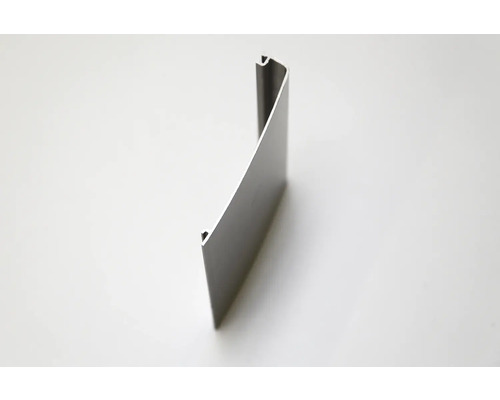 Afdekprofiel voor Pertura Pontos glazen balustrades, zilver, 1,5x104x3x2000 mm