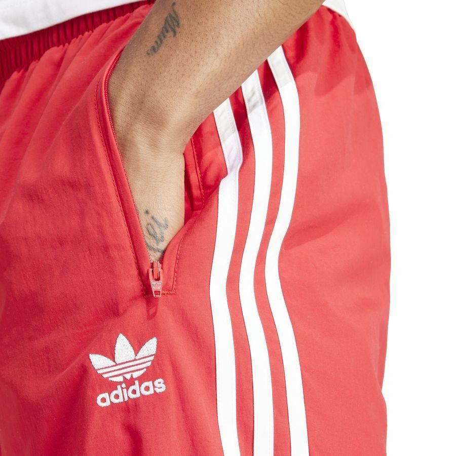 adidas Originals Bas de Survêtement Firebird Woven - Rouge/Blanc