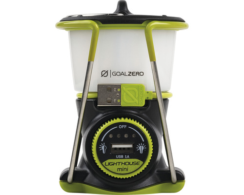 Goal Zero Lighthouse Mini Core Campinglantaarn 210 lm met ingebouwd zonnepaneel