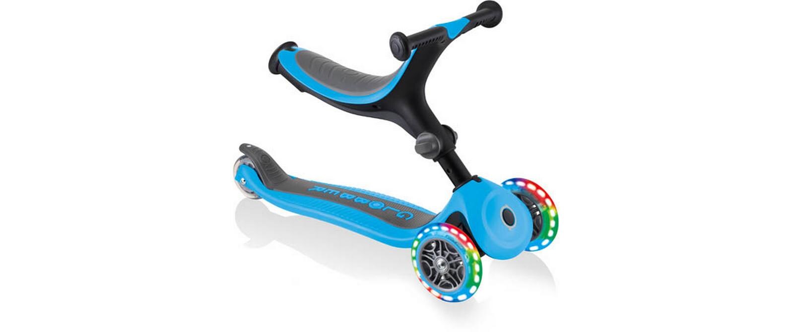 Kinder-Laufrad GO UP Sky BlueLaufrad und Einstiegs Scooter für Kinder von 1 bis 4 Jahre