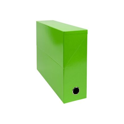 Exacompta Iderama - Boîte de transfert - dos 90 mm - vert citron