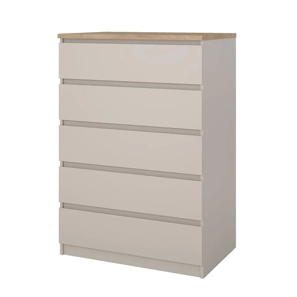 Hioshop Naia ladekast 5 lades eikdecor
