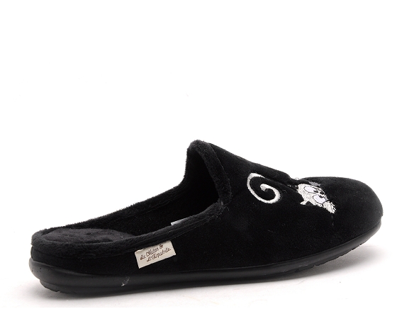 La maison de l espadrille chaussons femme 9006 5 noir