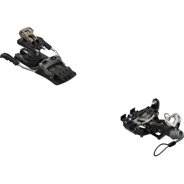 Fixation ski de randonnée SALOMON MTN PURE + LEASH & BRAKE G90 GREY/BLACK