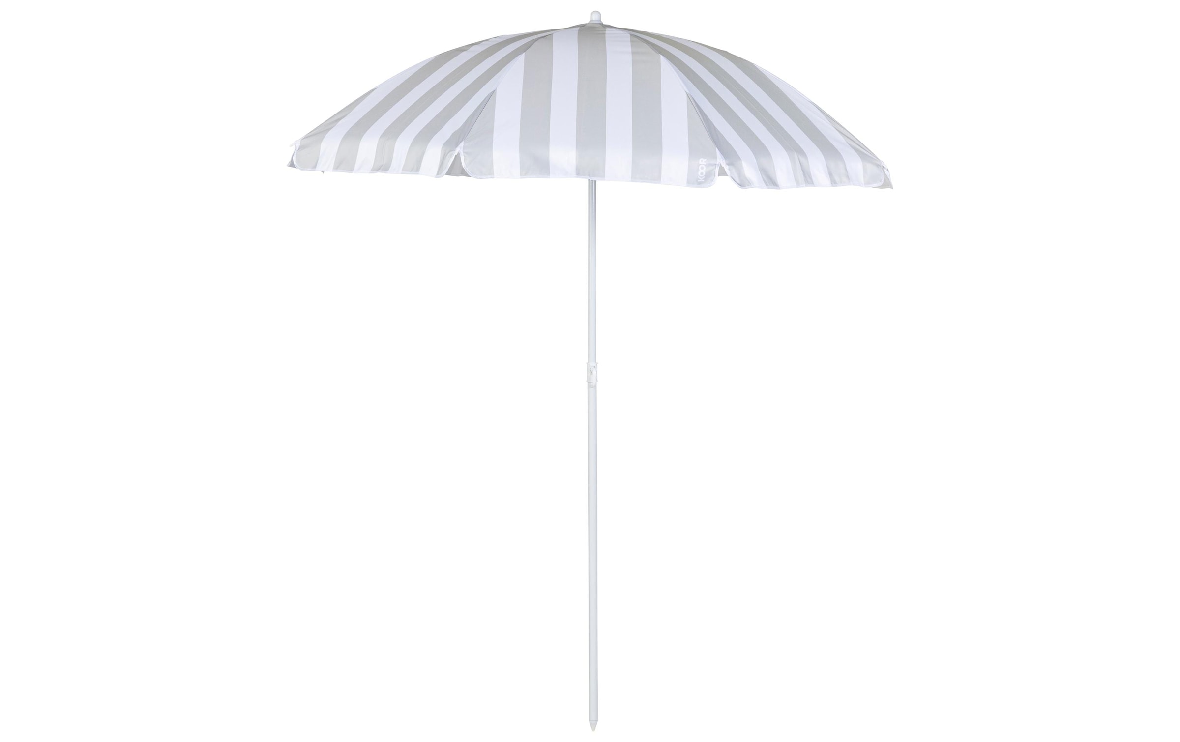 KOOR Sonnenschirm »Sonnenschirm Stripes grau«