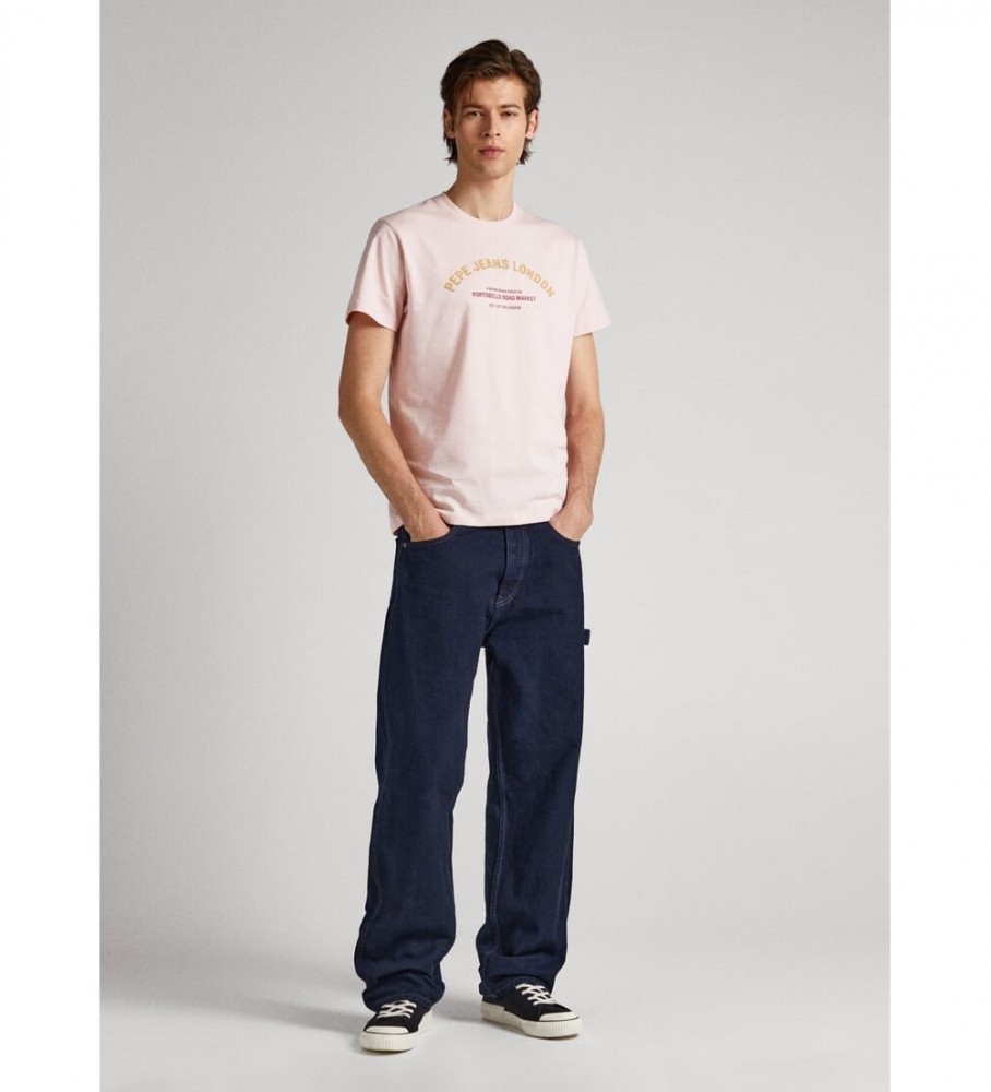 Camiseta rosa Pepe Jeans Waddon
