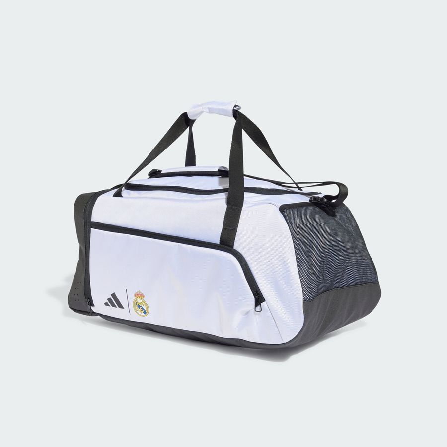 Real Madrid Duffel Sac - Blanc/Noir