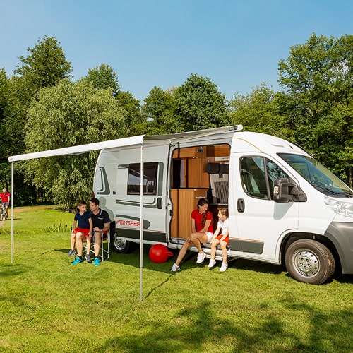 Store FIAMMA F80S de 2m90 à 4m50 Noir Fourgon