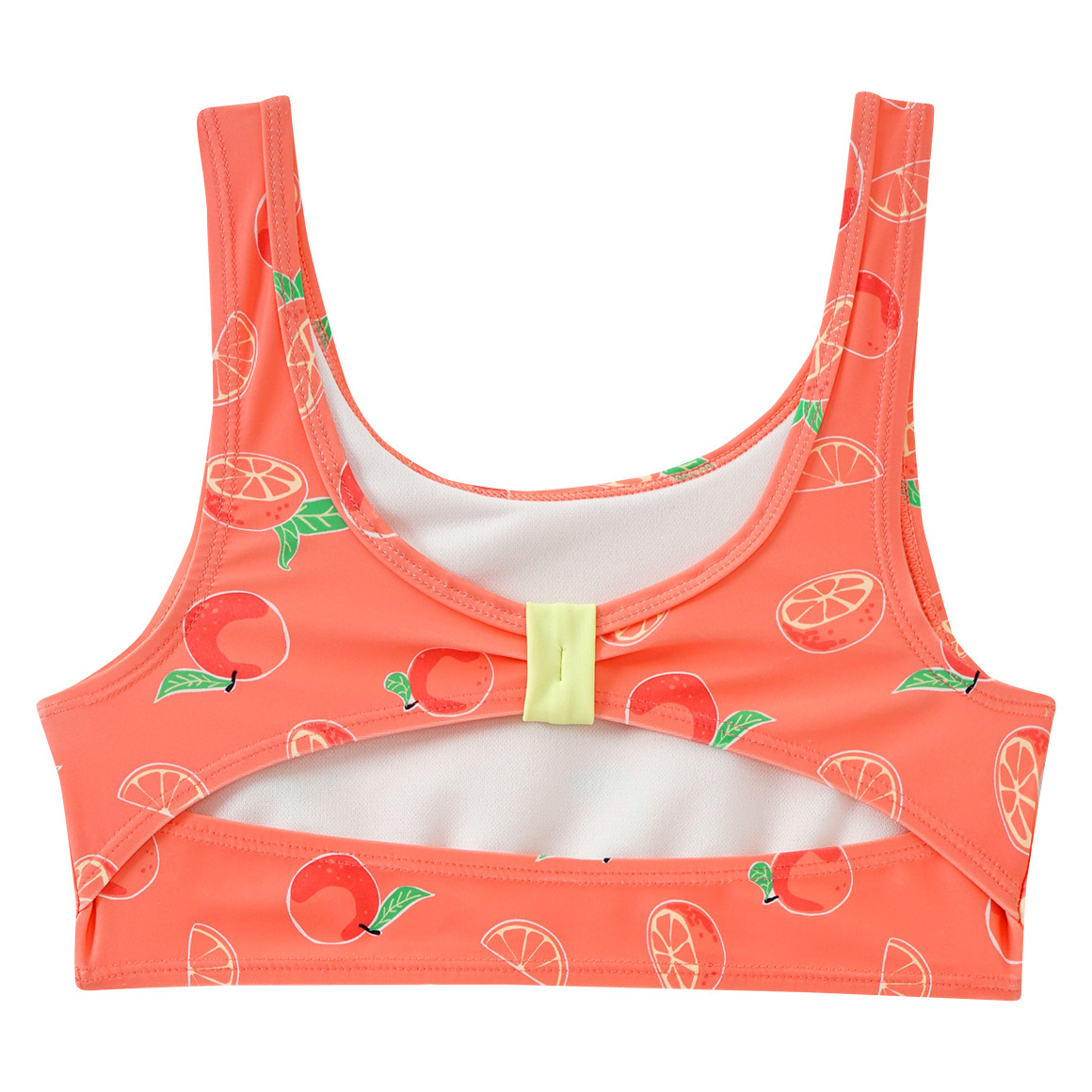 Famy Mädchen Bikini mit Allover-Print hellorange