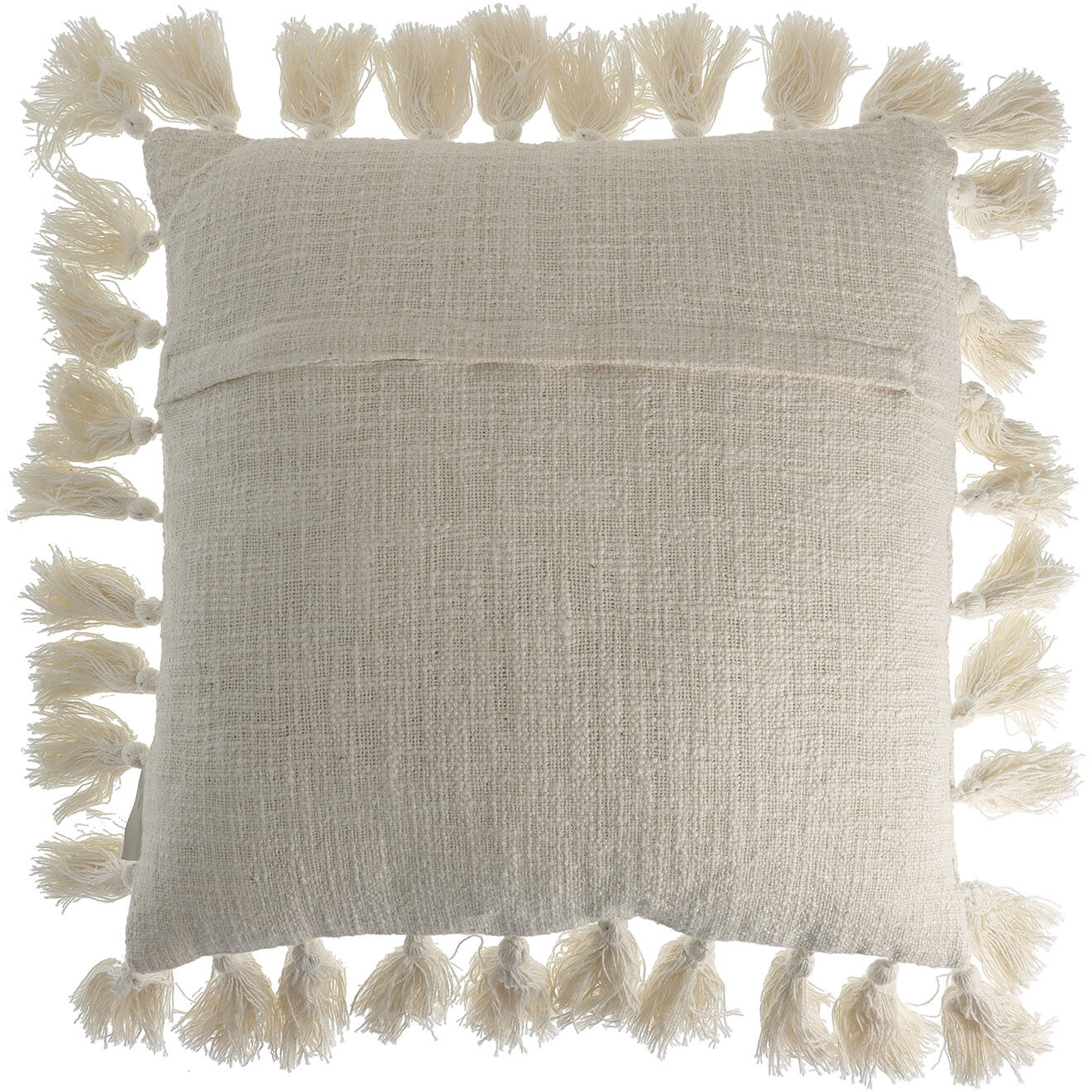 Kersten Coussin pompons ivoire - 45x45 cm
