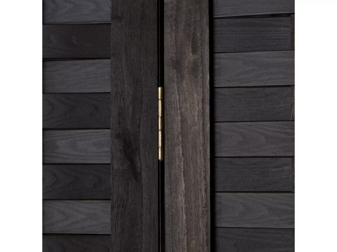 Paravent en 3 panneaux bois marron 132 x 2 x 175 cm PAR06081