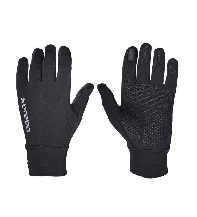 Brabo BC7410 Brabo Tech gloves Black Hockeyhandschoenen