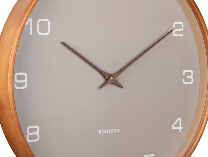 Wall Clock Acento KA5993GY Light grey