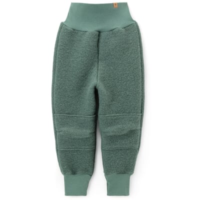 Kinder-Hose Wollwalk, Salbei