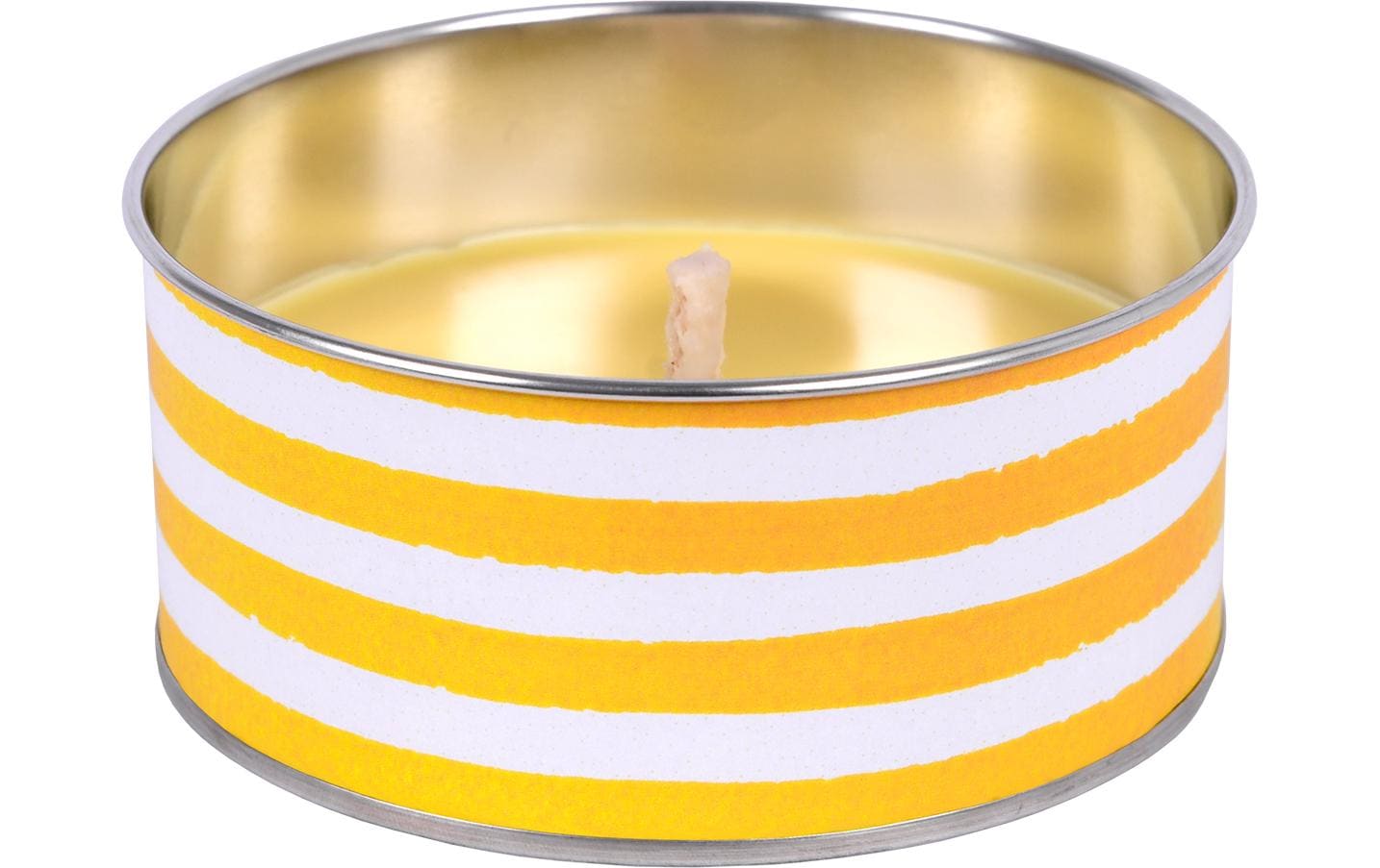 Gartenkerze Citronella in Dose 9.9 x 4.5 cmKerze mit Zitronenduft gegen Mücken