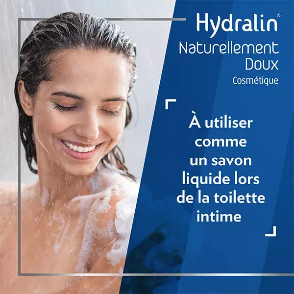 Gel de Limpeza Íntima Suave Hydralin Naturally Gentle 400ml