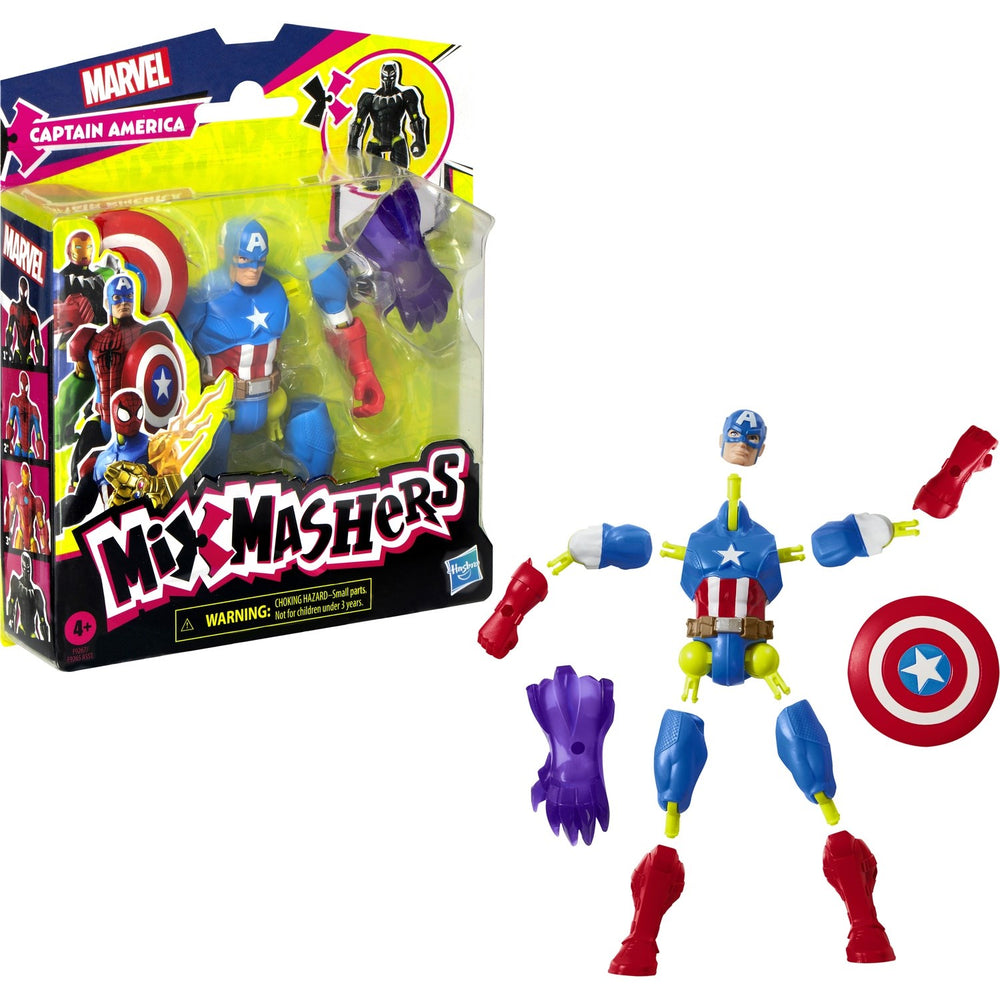 Køb Marvel Avengers MixMashers Figur 12 Cm Captain America