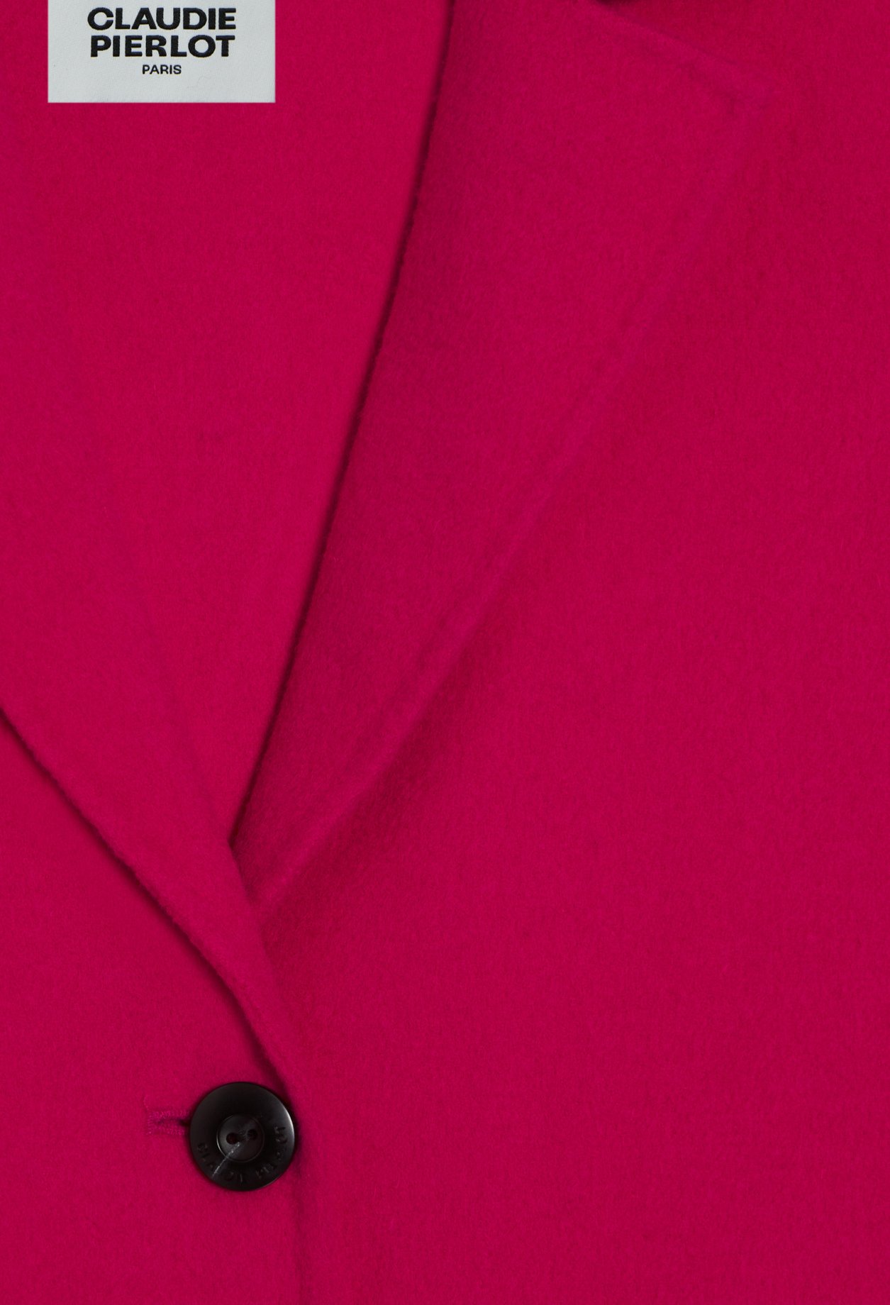 Manteau droit mi-long