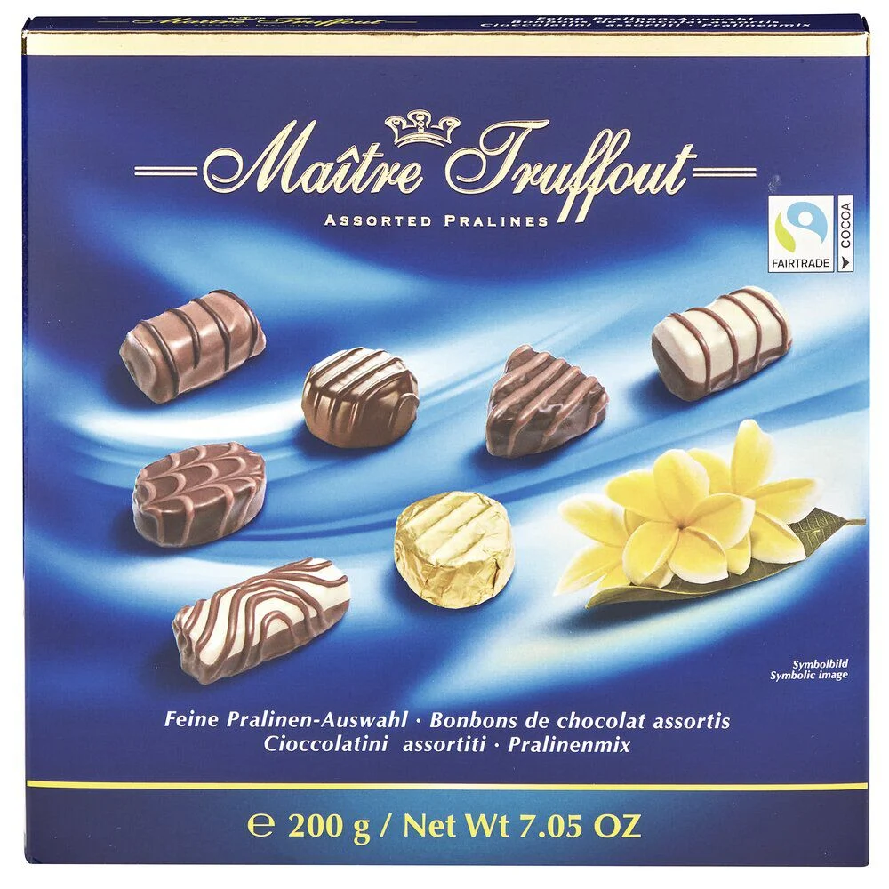 Assortiments Chocolat pralinés Maître Truffout 200g
