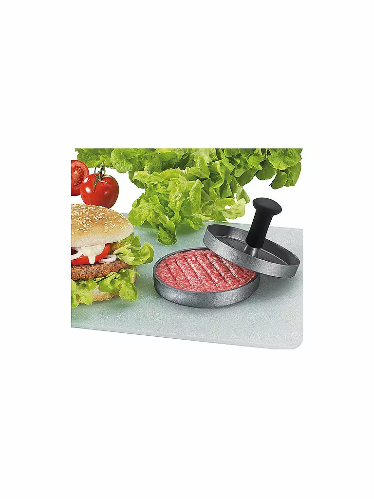 KÜCHENPROFI Hamburgerpresse CLASSIC BBQ 12cm braun