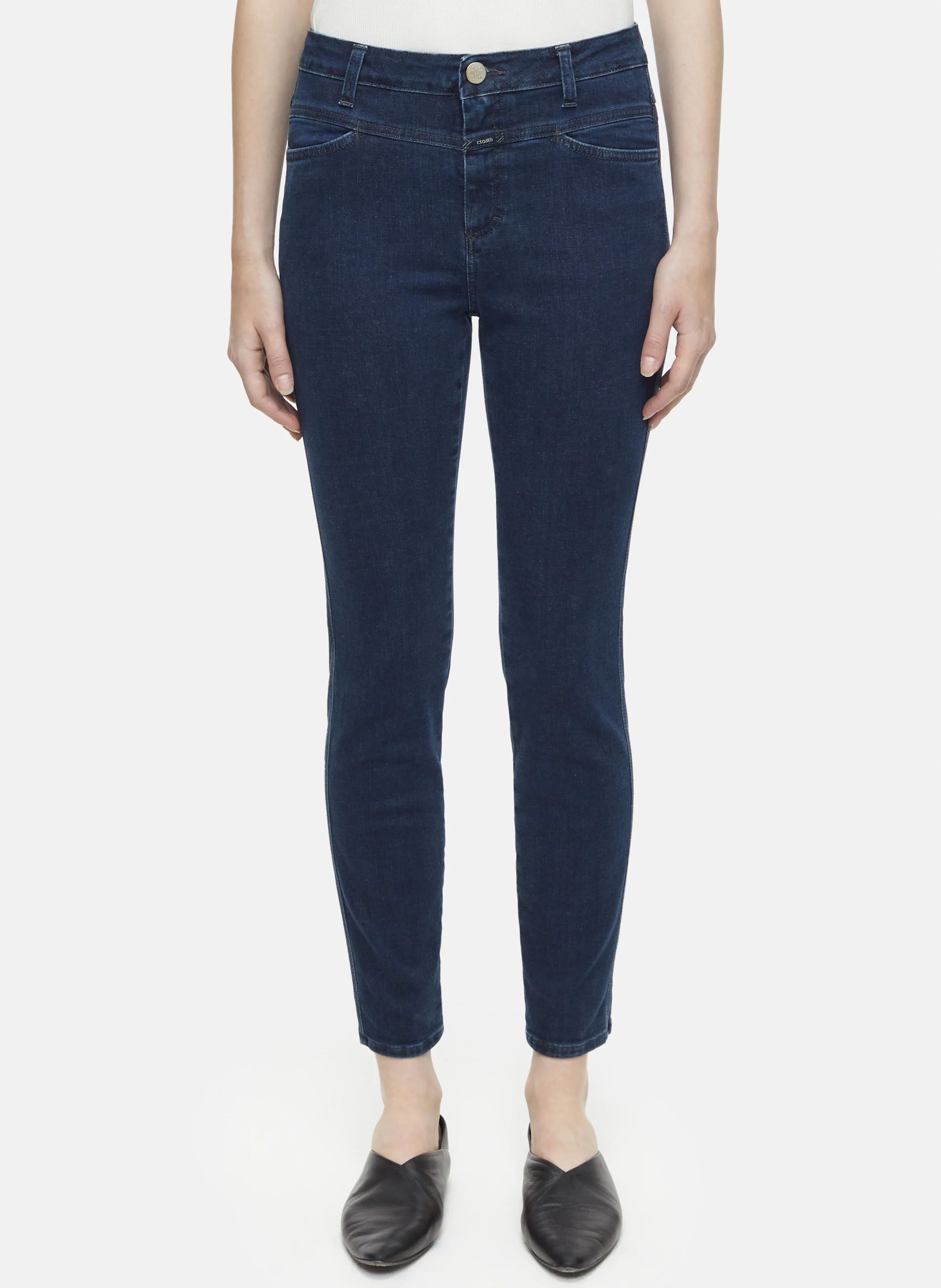 SKINNY PUSHER - Jean skinny en coton bio | Bleu