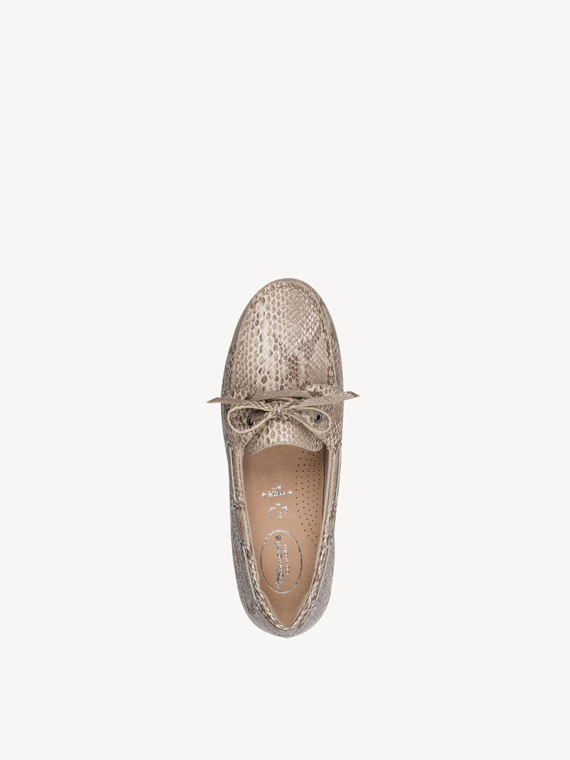Leren Instappers - beige