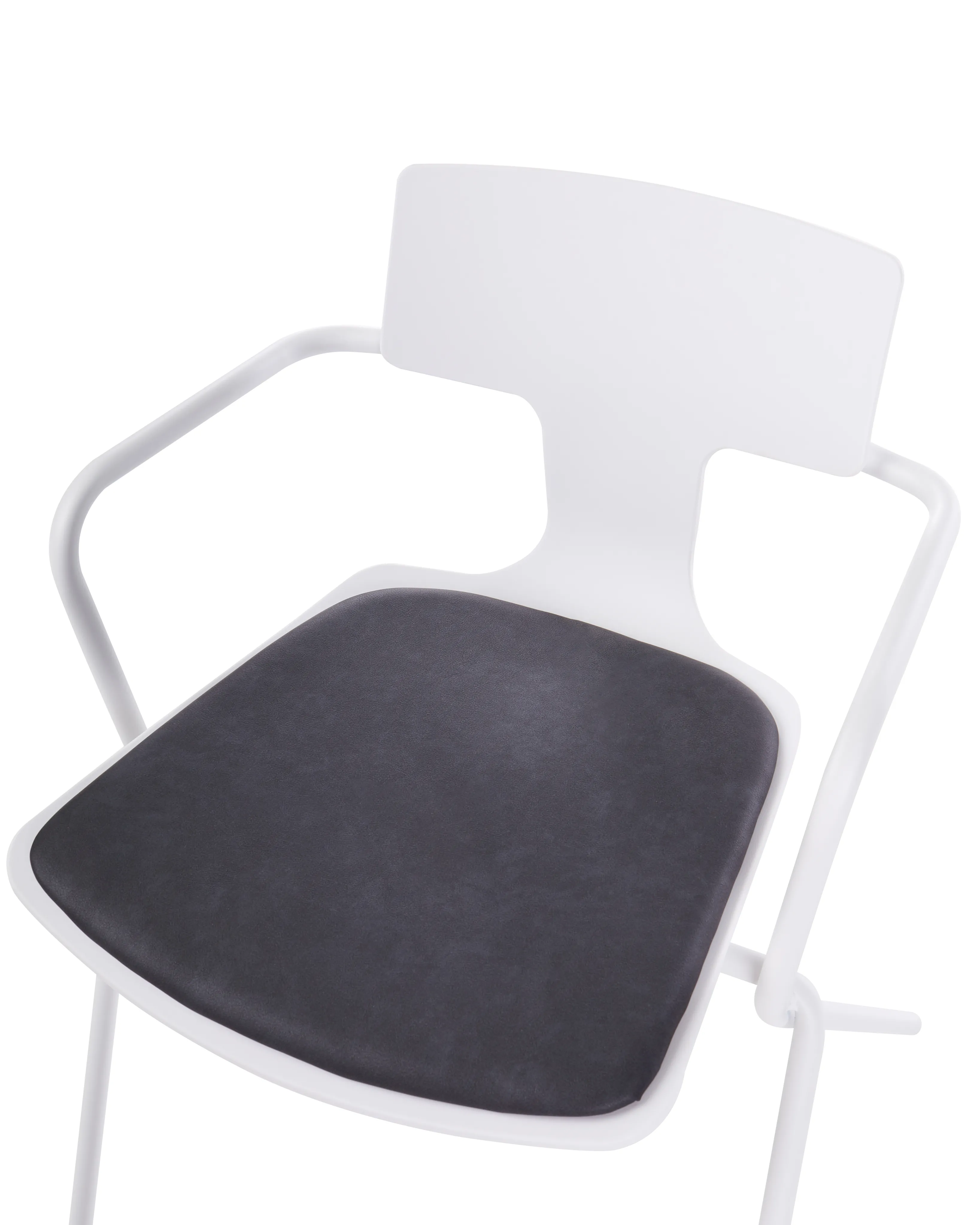 Set van 2 eetkamerstoelen MANSON Zwart/wit