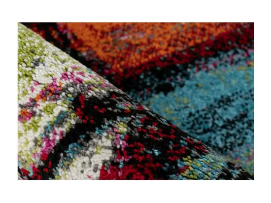 Tapis enfant et ado 150x80cm, design F504E coloris multicolore - Confort et élégance pour votre intérieur