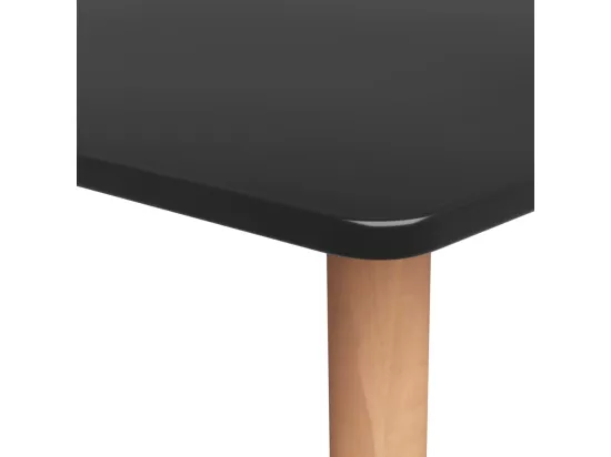 Table de bar Noir 120x60x105 cm