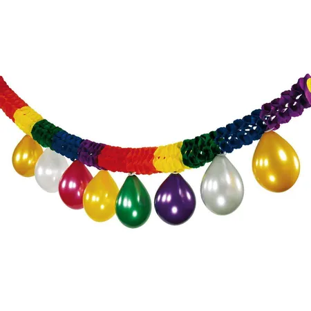amscan Deko-Set Girlande mit Ballons