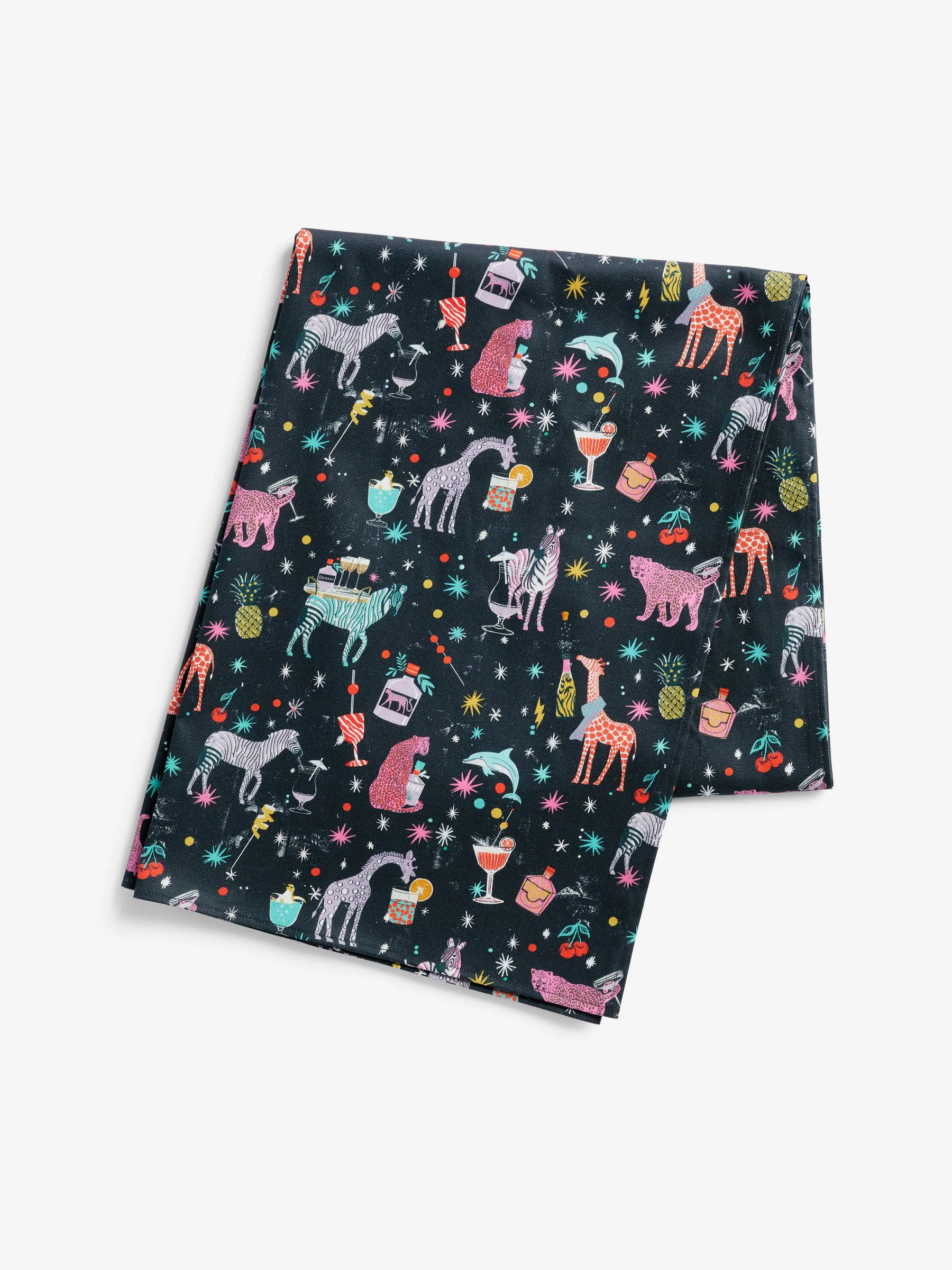 Afneembaar tafelkleed met kerstthema en dieren