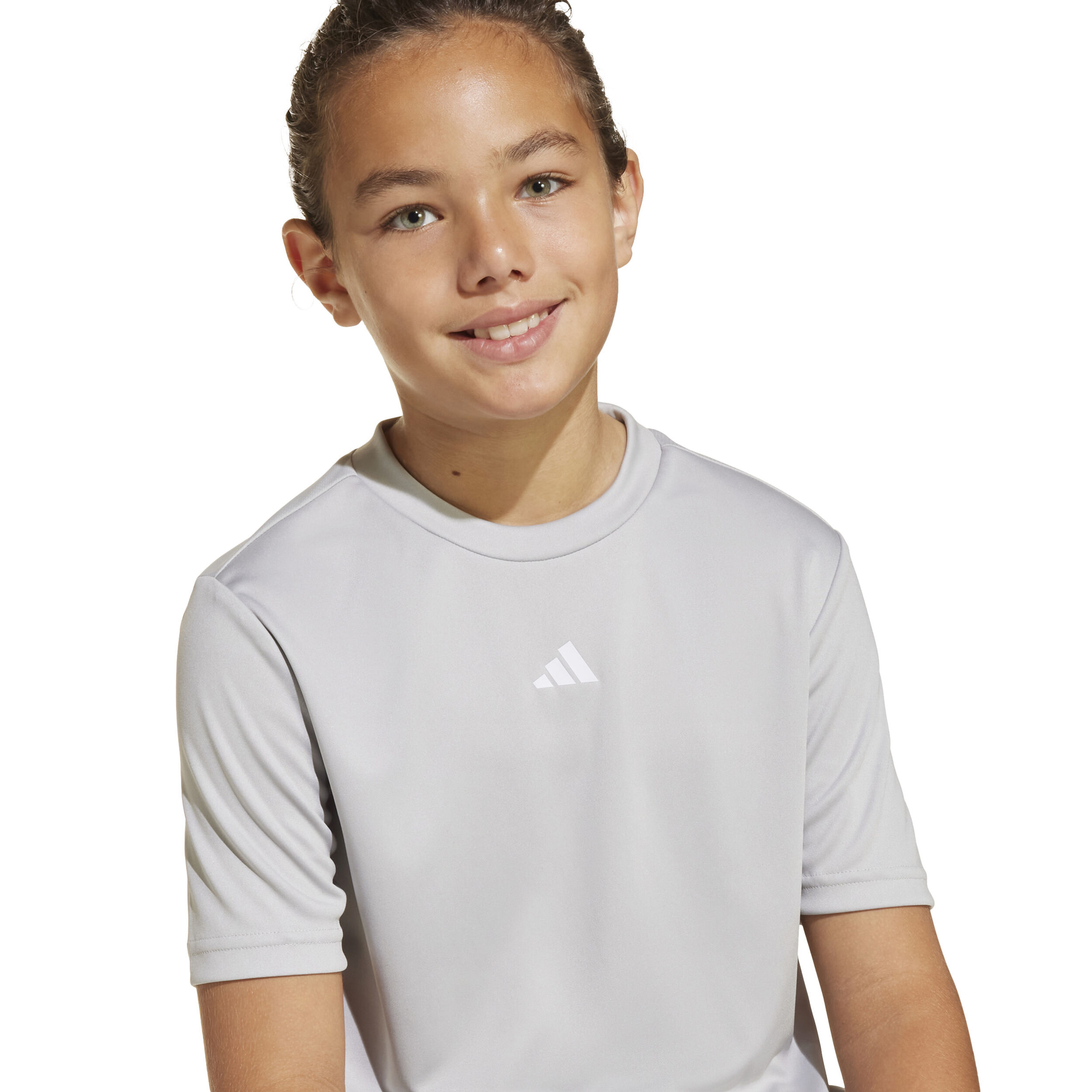 adidas Training Essentials Logo Regular Fit T-shirt Enfants - Gris