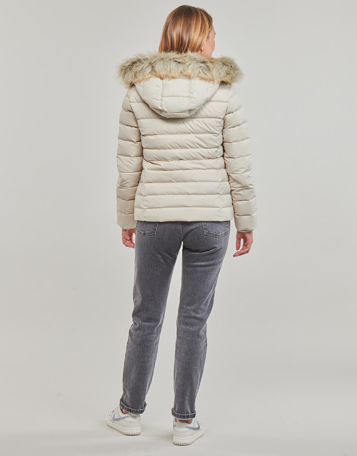 Tommy Jeans - TJW BASIC HOODED DOWN JACKET - Beige