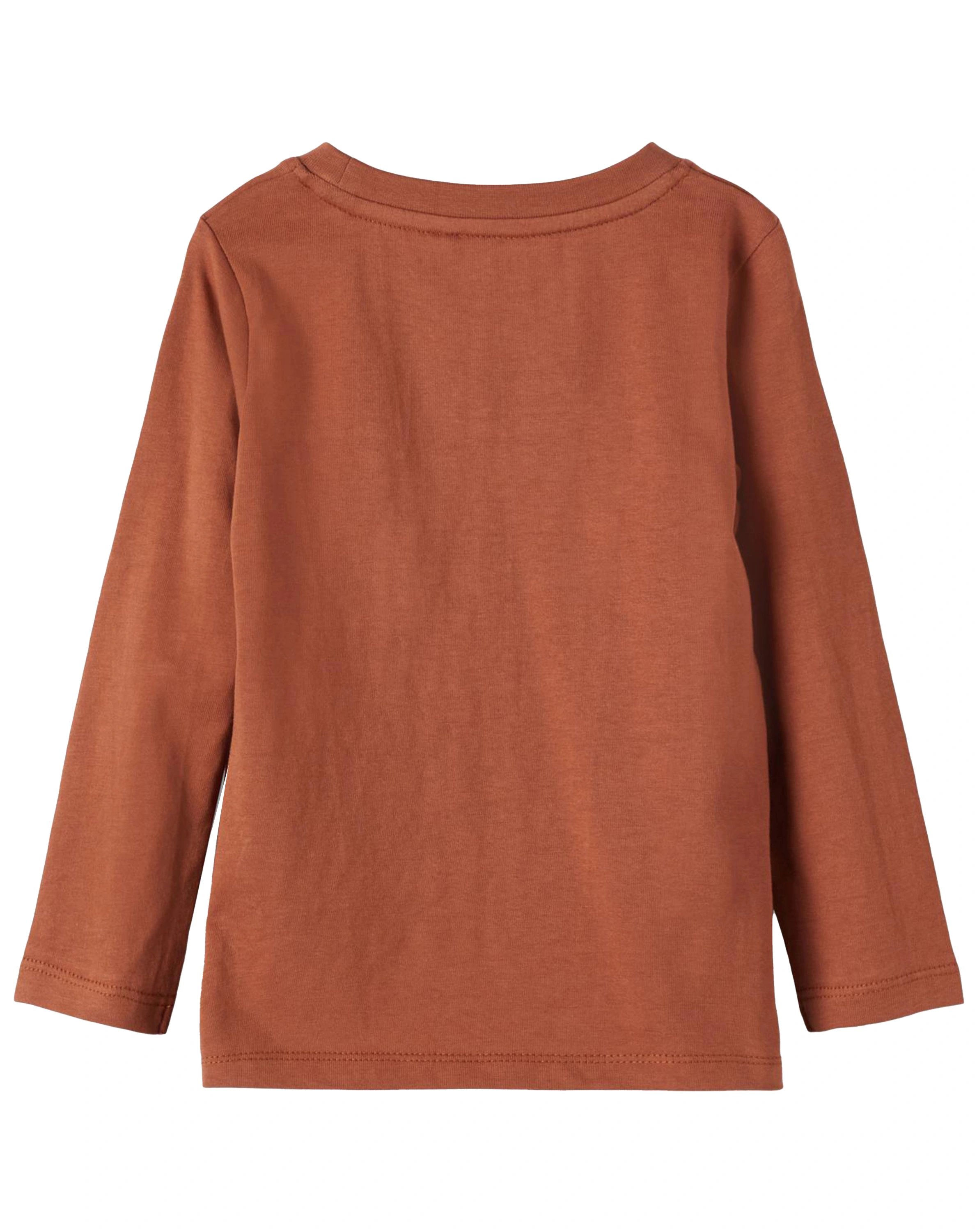 Jersey-Langarmshirt NMMORLA in coconut shell