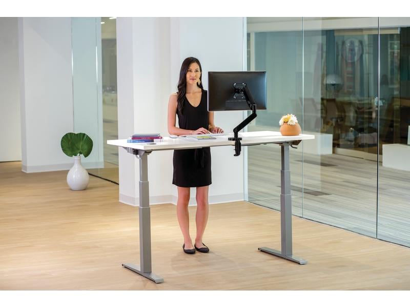 Fellowes Tischplatte Levado 160 x 80 cm, Walnuss Platte für den Tisch