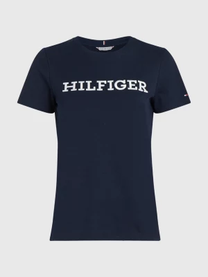 Camiseta com bordado do logotipo Curve