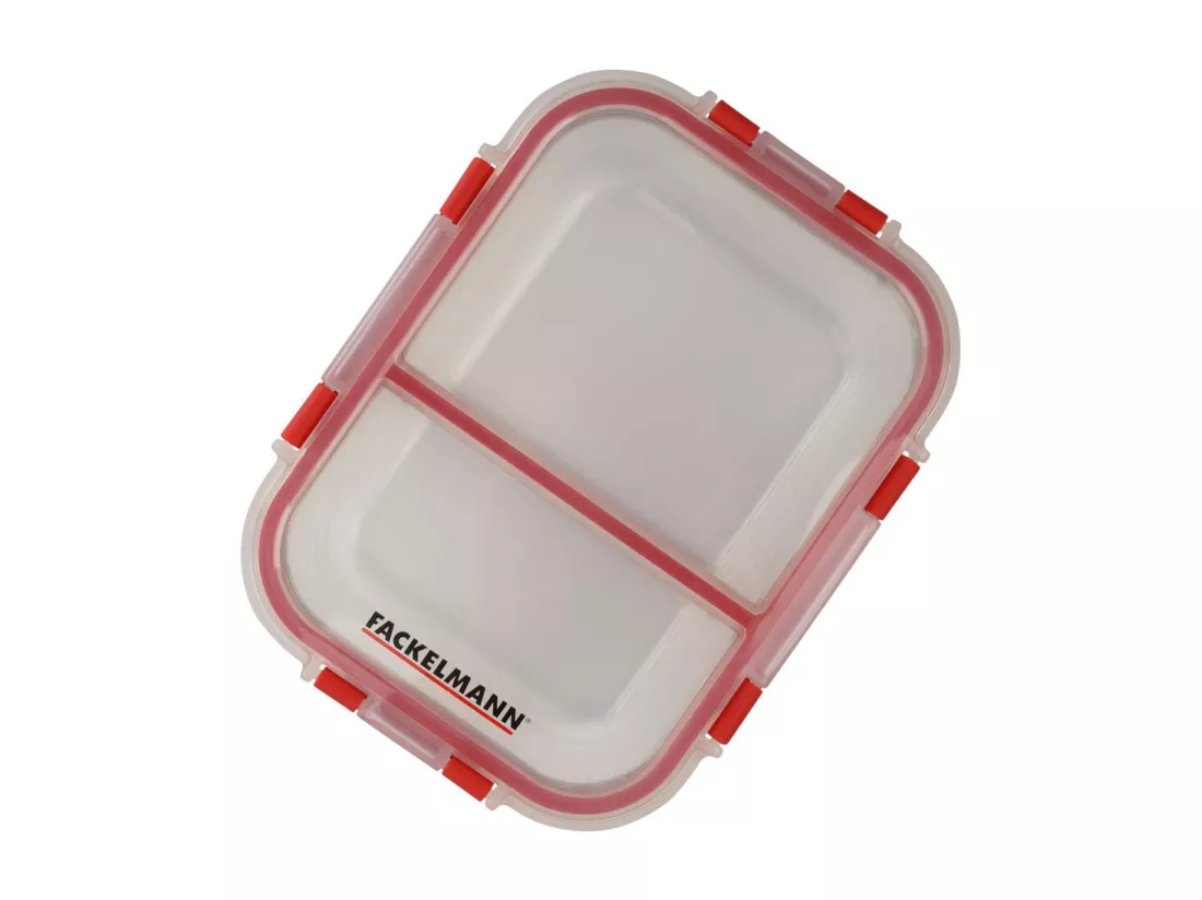 Boîte à repas en verre avec deux compartiments 1000 ml Fackelmann Move