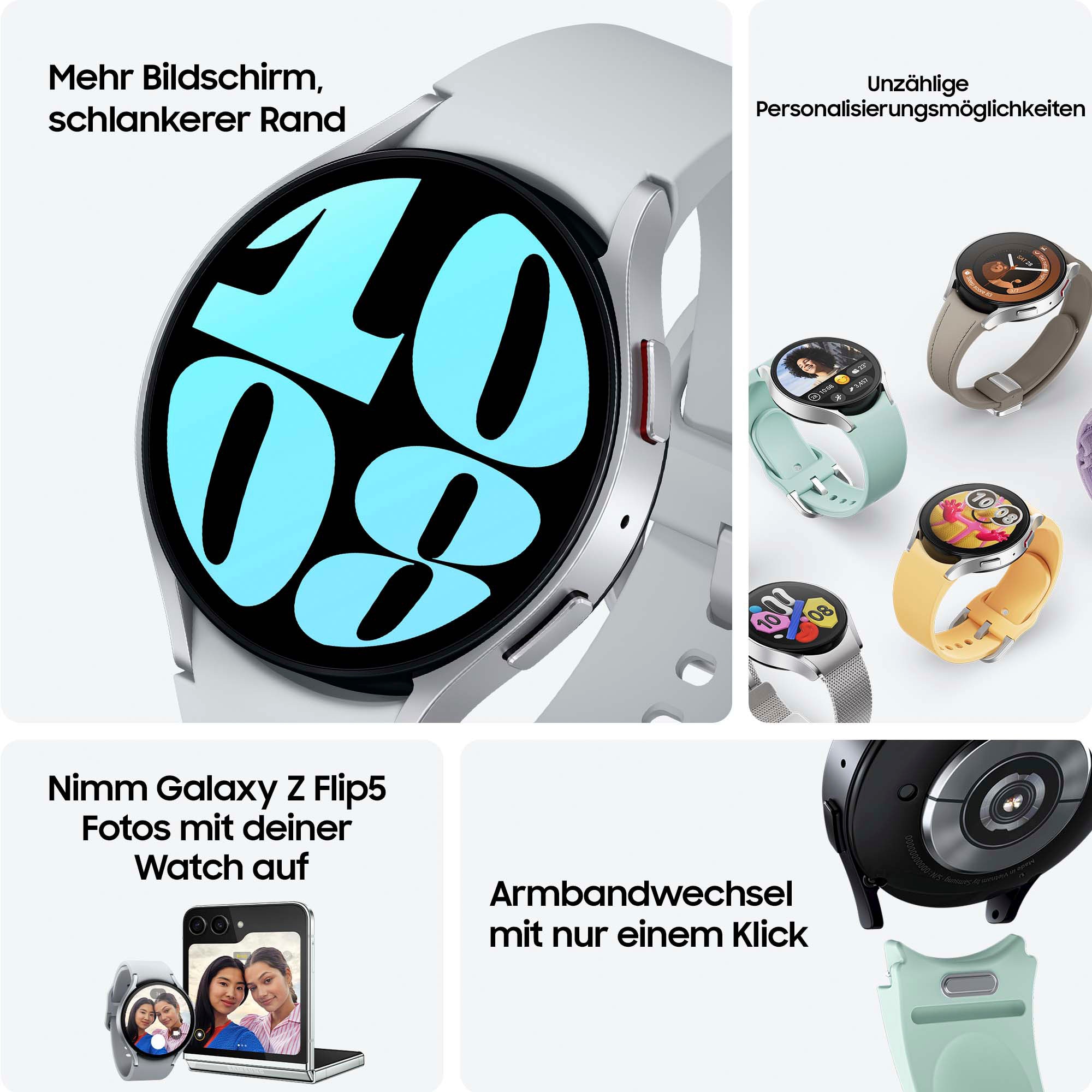 Samsung Smartwatch »Galaxy Watch 6« (3'73 cm / 1'5 ″) Wear OS by Samsung