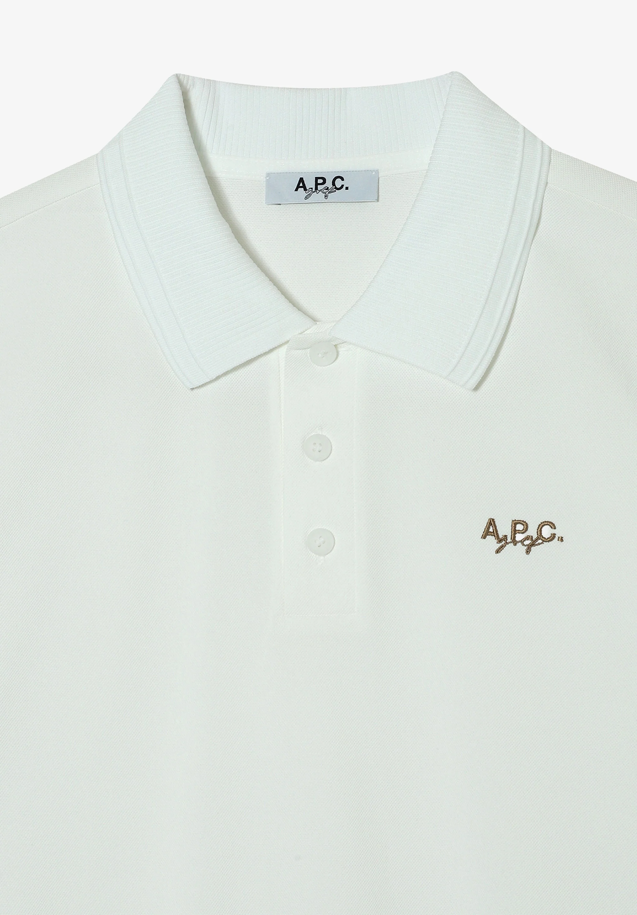 Polo à logo - Blanc
