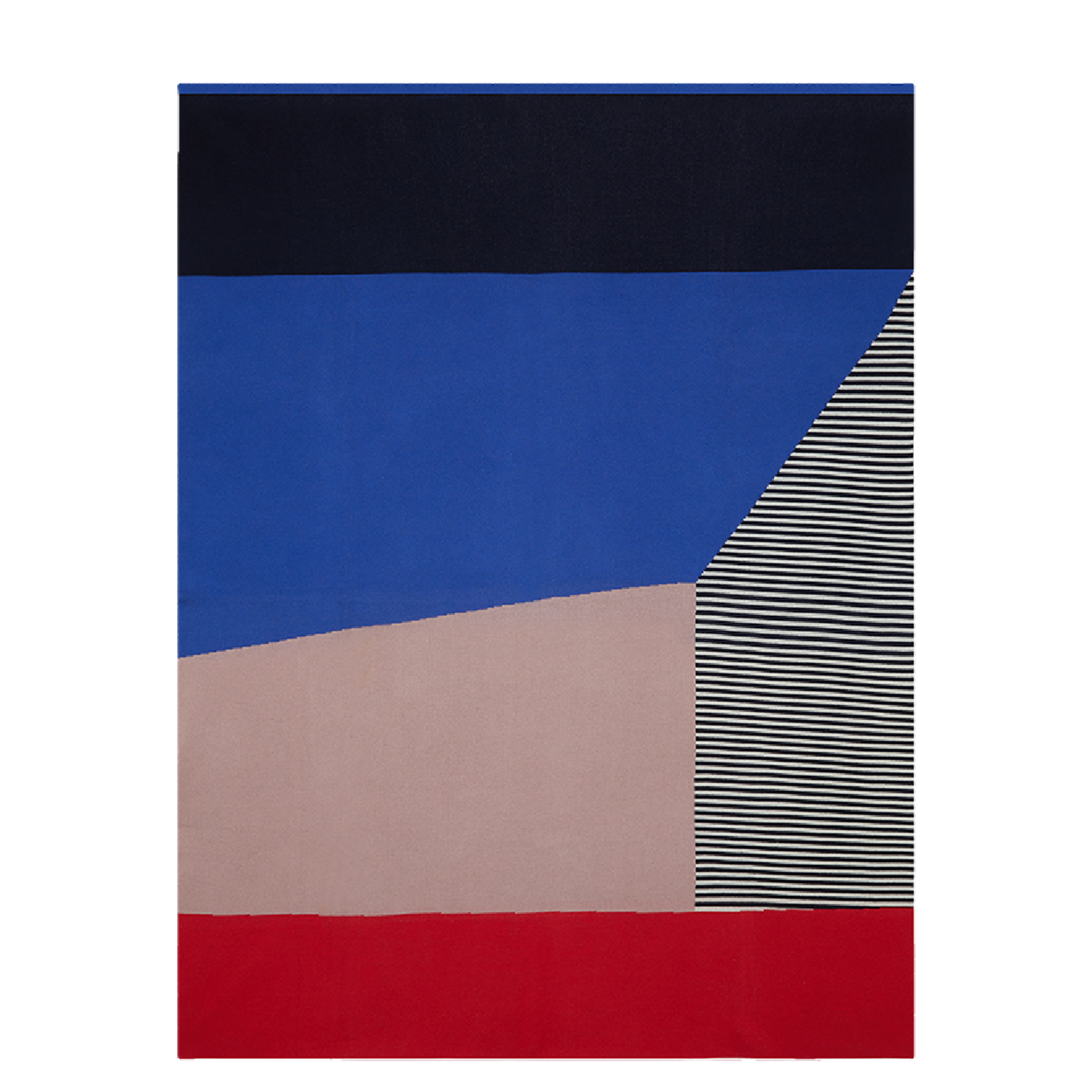 Couverture 160x130cm en coton | Rouge