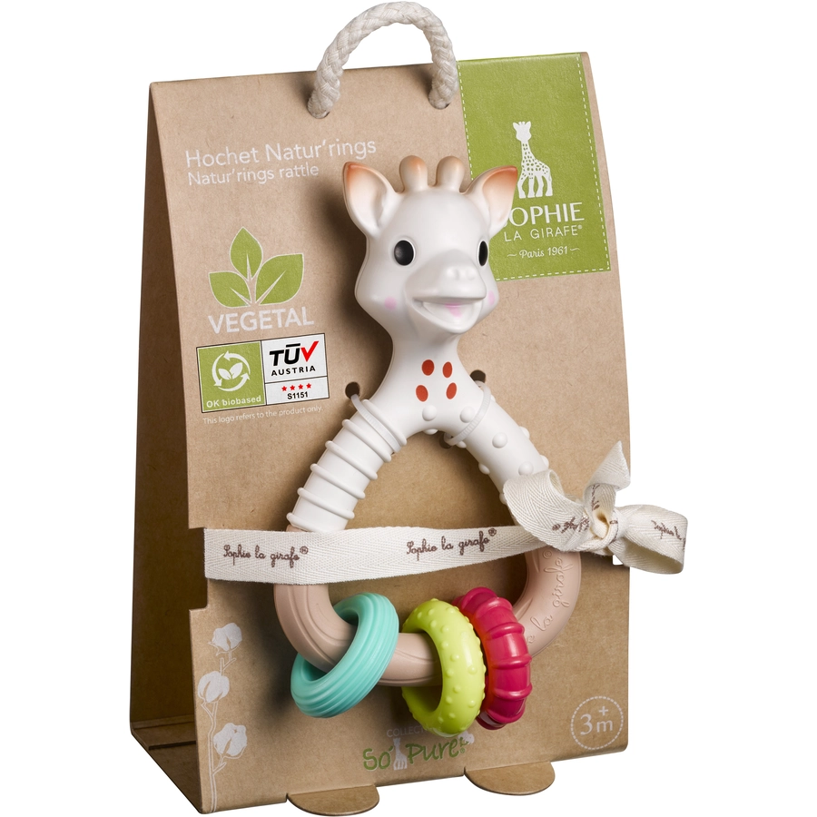 Vulli Sophie la girafe® So'Pure Natur'rings Rassel