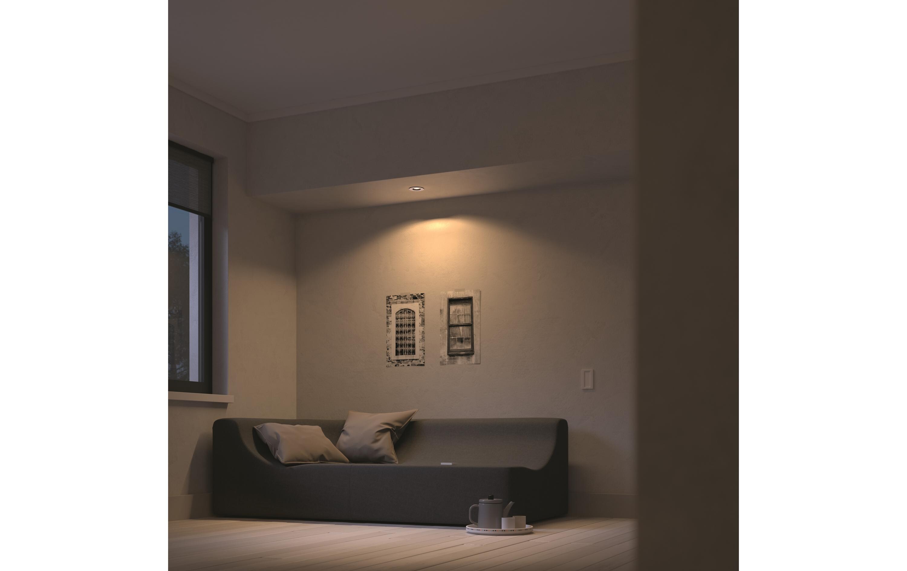 White Ambiance Milliskin Einbauspot Rund WeissPräzise Lichtlenkung in reinem Weiss
