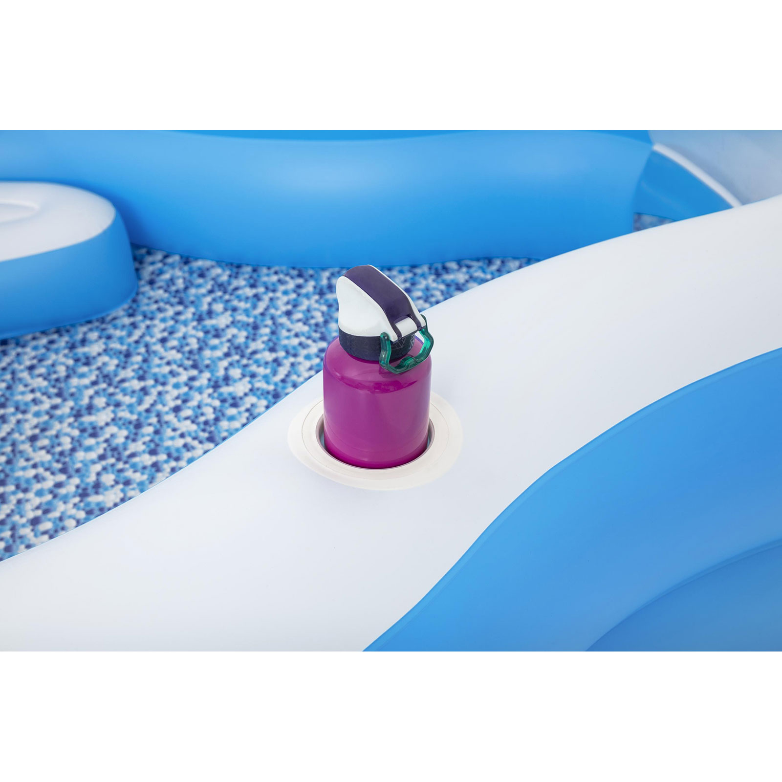 Piscina inflável infantil Bestway 270x198x51 cm com janela transparente