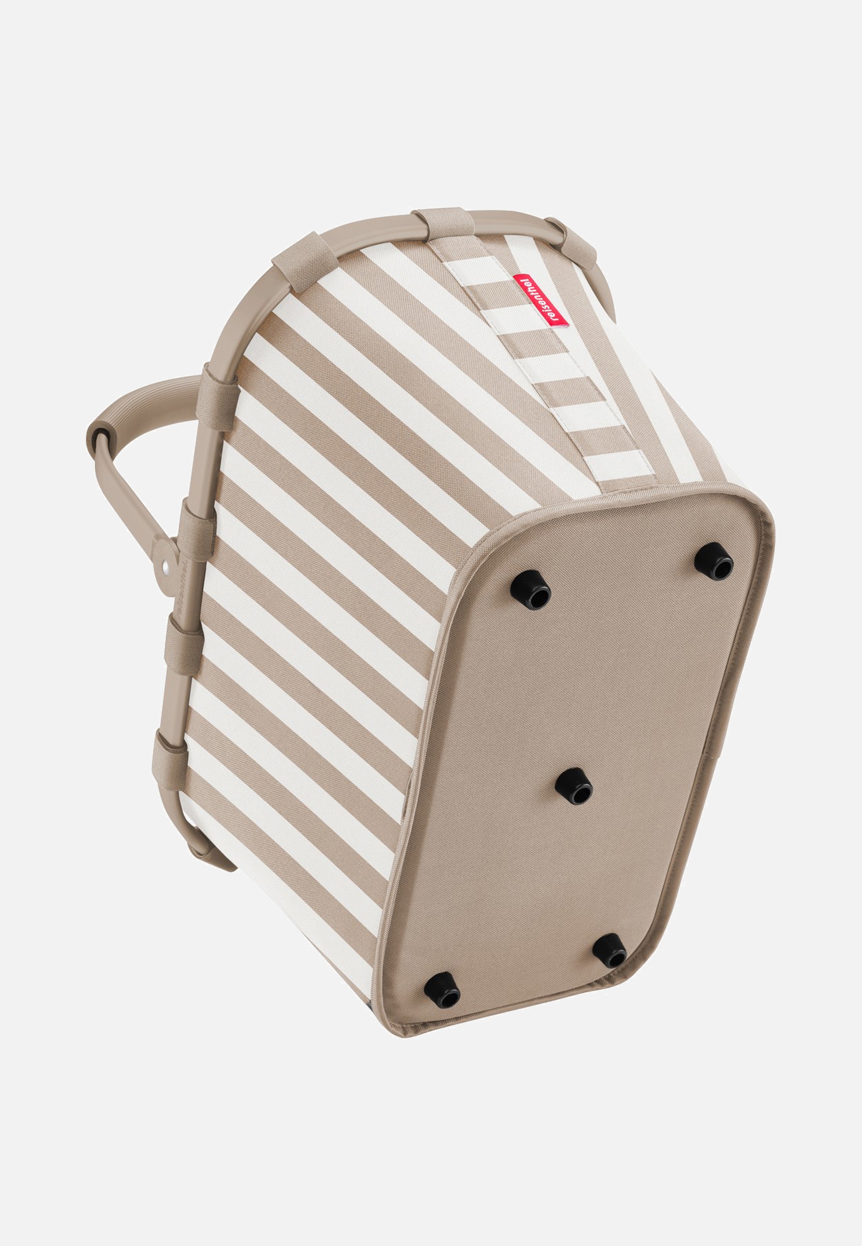 Carrybag Summerstripes Coffee - Einkaufskorb