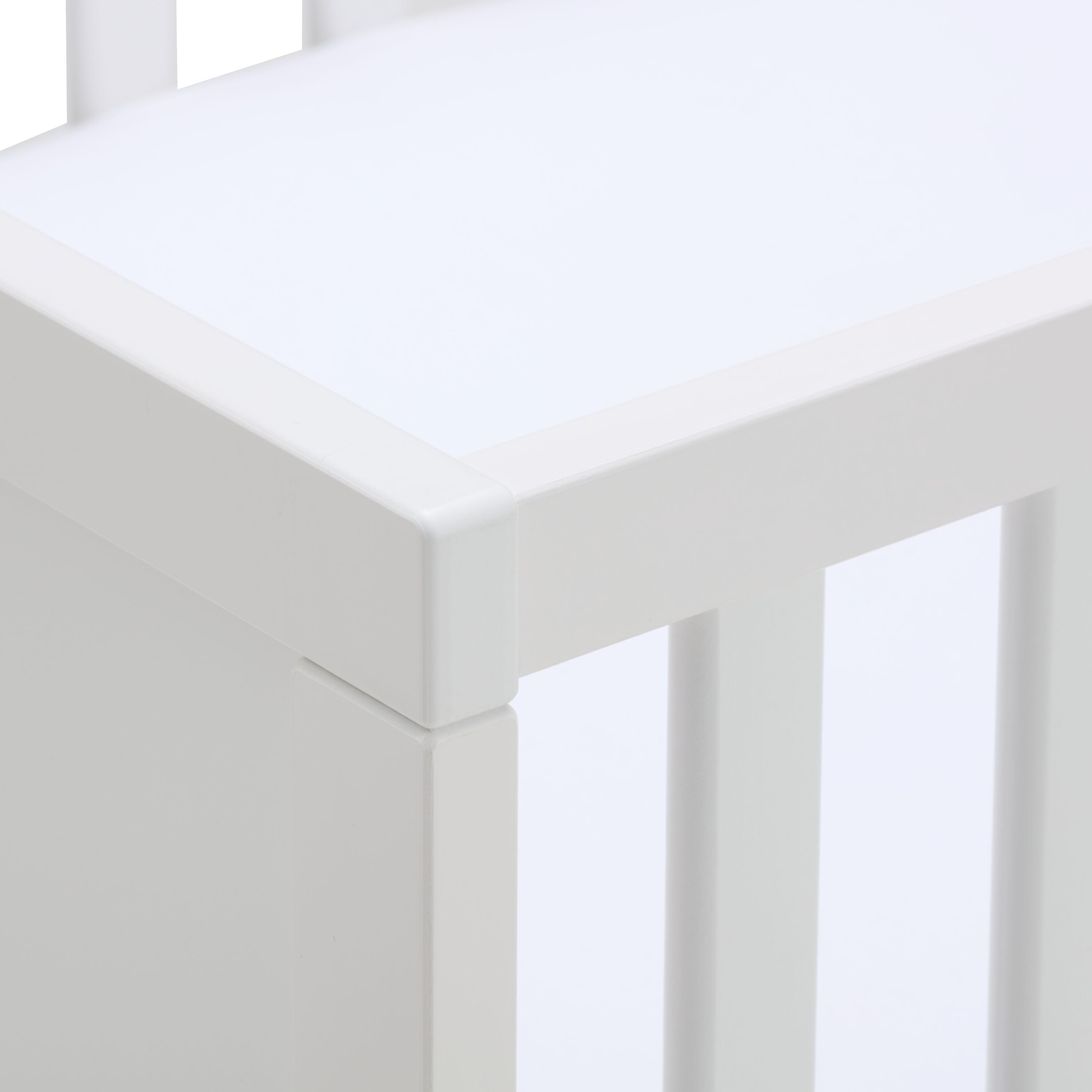 Flexa LUNA Babybett - Weiss / B: 74.6 cm x T: 144.4 cm x H: 83.6 cm