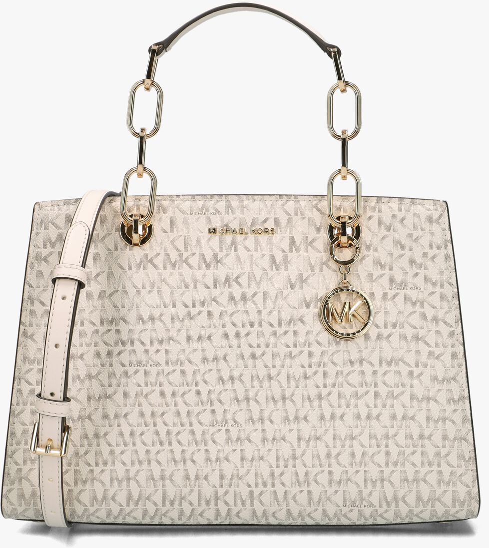 MICHAEL KORS beige michael kors handtas md sathcel