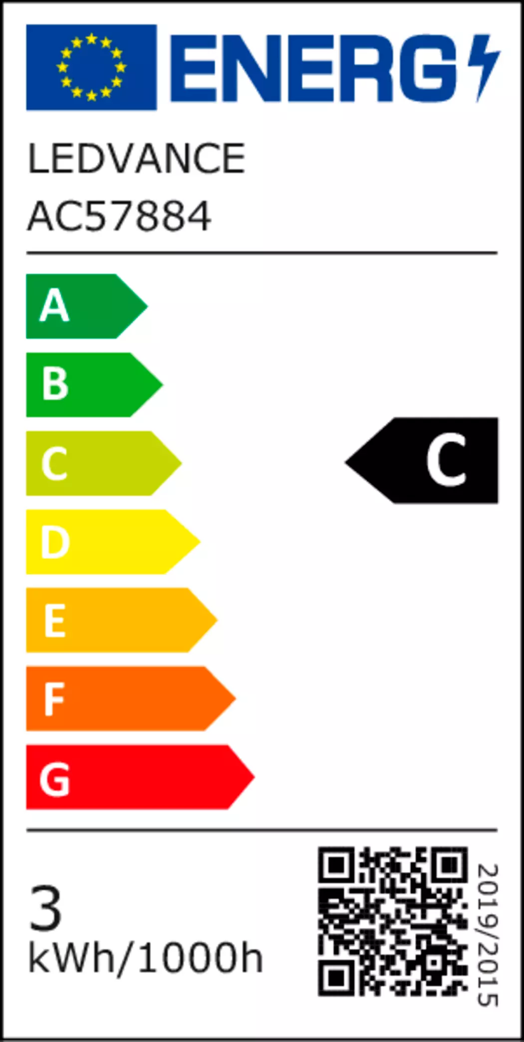 LED-Tropfen E14/2,9 Watt/Energie C