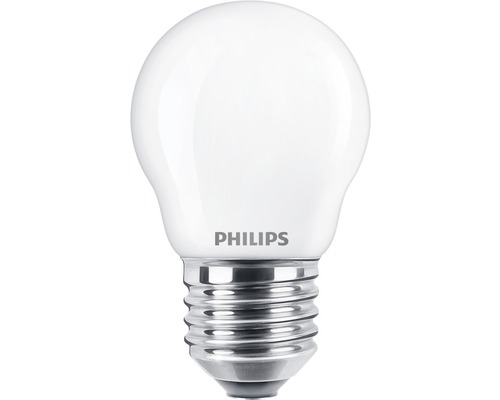 LED druppellamp mat P45 E27/2,2W (25W) 250 lm 2700 K warm wit