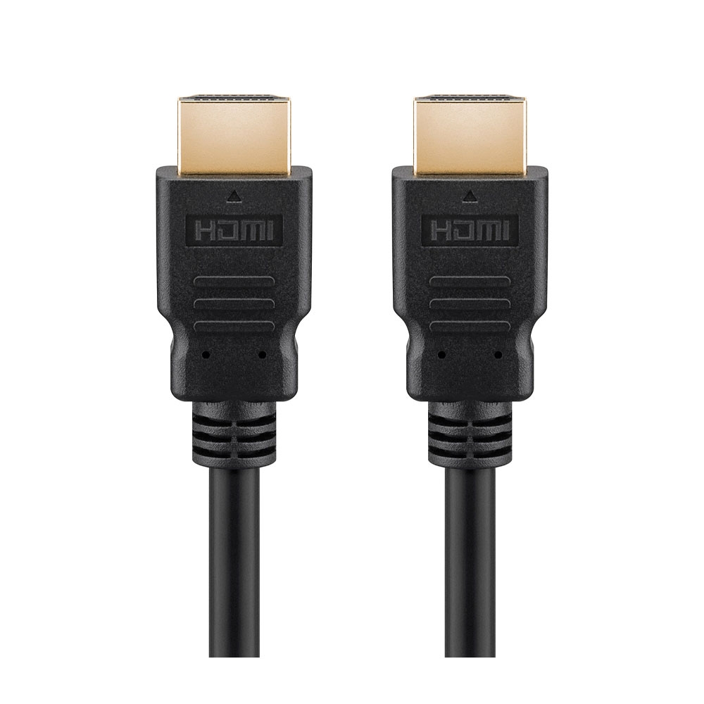 1m Ultra Highspeed 3D / 8K HDMI Kabel mit vergoldetem Stecker Series 2.1 (41082) - Schwarz