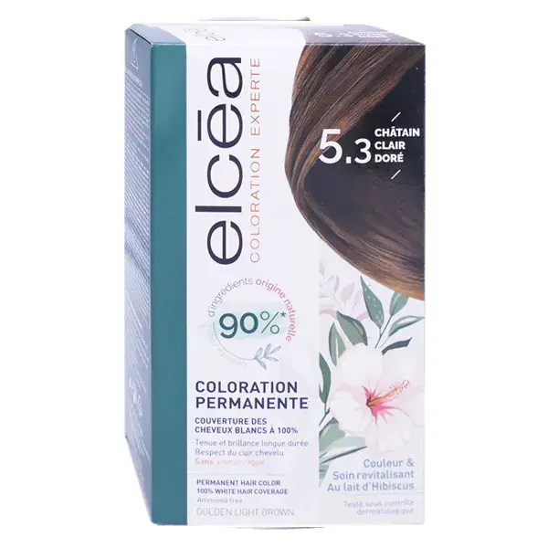 Elcea Coloração Permanente Castanho Claro Dourado N5.3